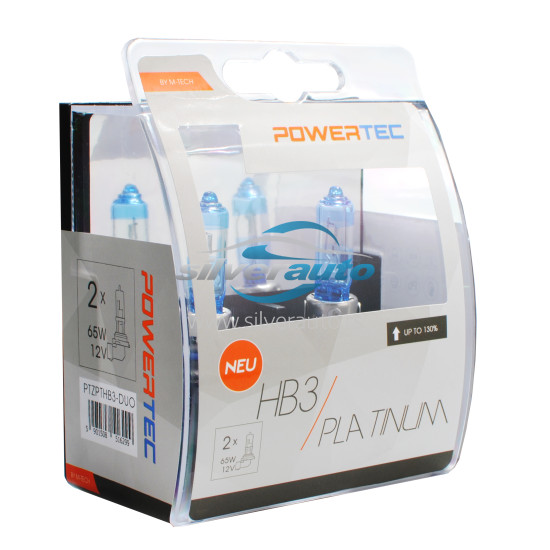 Auto sijalice  Powertec Platinum +130 HB3 12V /cena za par sijalica/ - Powertec Platinum