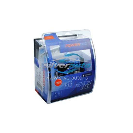 Auto sjalica Powertec Xenon Blue H3 /cena za par sijalica/ - Powertec Xenon Blue