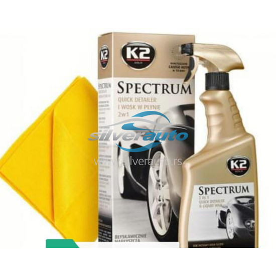 K2 Spectrum sintetički zaštitni tečni vosak sa mikrofiber krpom - Auto kozmetika K2