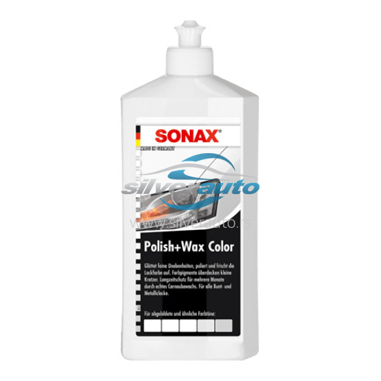 Polir i vosak u boji NanoPro BELI 250ml – SONAX - Auto kozmetika Sonax