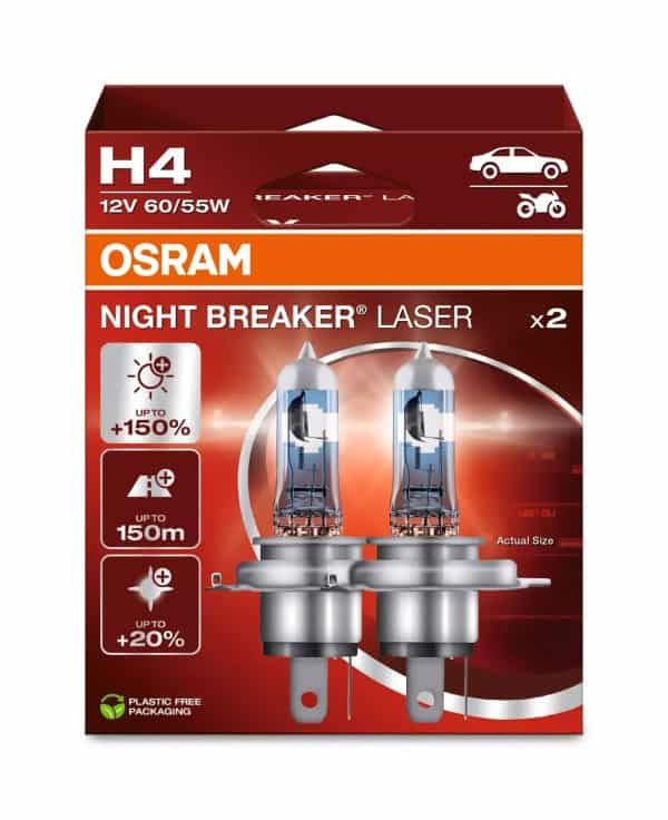 Auto sijalica Osram 12VH4 Night Breaker Laser 1 Auto sijalica Osram 12VH4 Night Breaker Laser