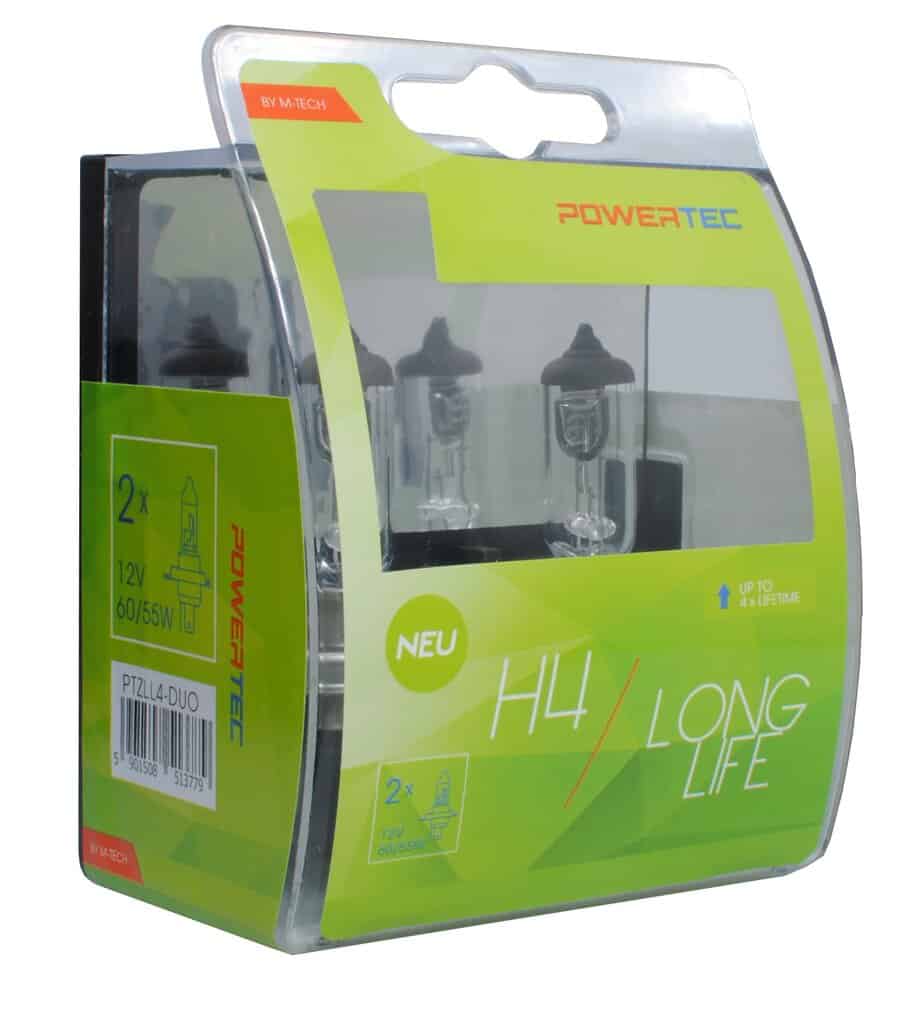Auto sijalica Powertec Long Life H4 /cena za par sijalica/ 1 PTZLL4-DUO