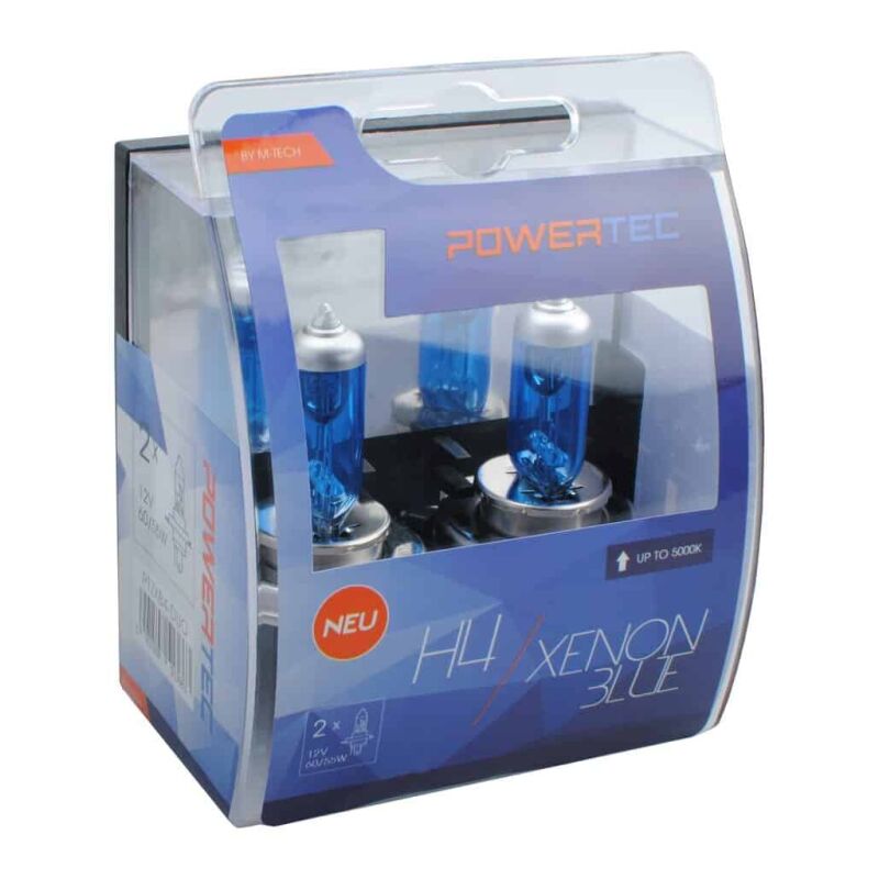 Auto sijalica Powertec Xenon Blue H4 12V /cena za par sijalica/