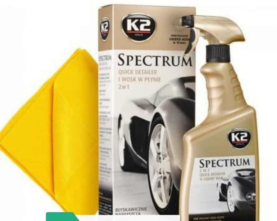 K2 Spectrum sintetički zaštitni tečni vosak sa mikrofiber krpom 1 K2 Spectrum sintetički zaštitni tečni vosak sa mikrofiber krpom