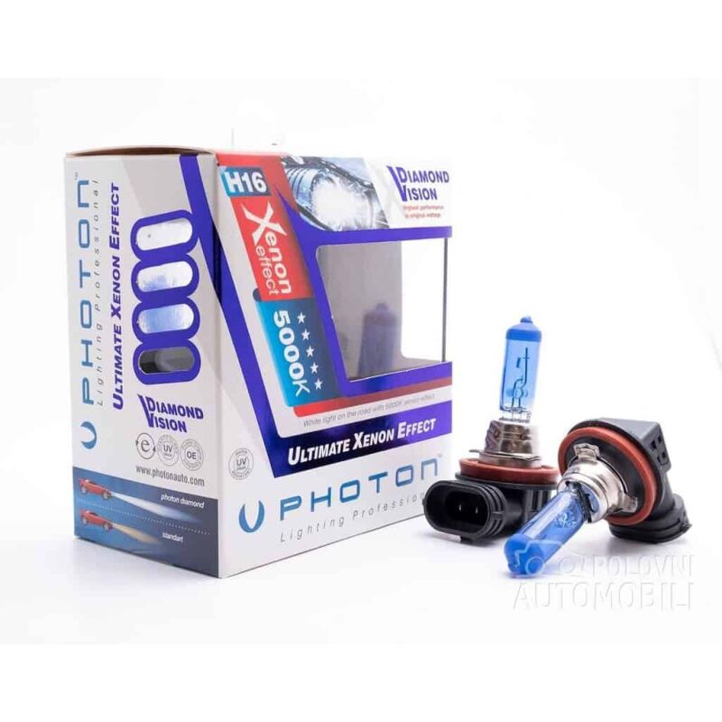 Auto Sijalica H16 Photon Xenon Vision 5000K