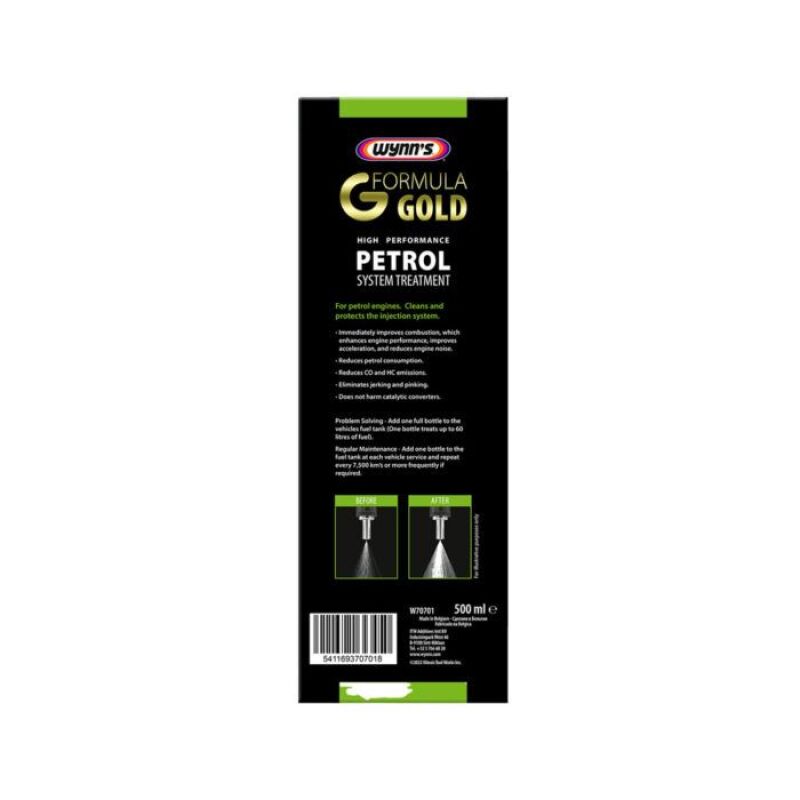 WYNNS Petrol System Treatment - aditiv za poboljšanje performansi motora 500 mL
