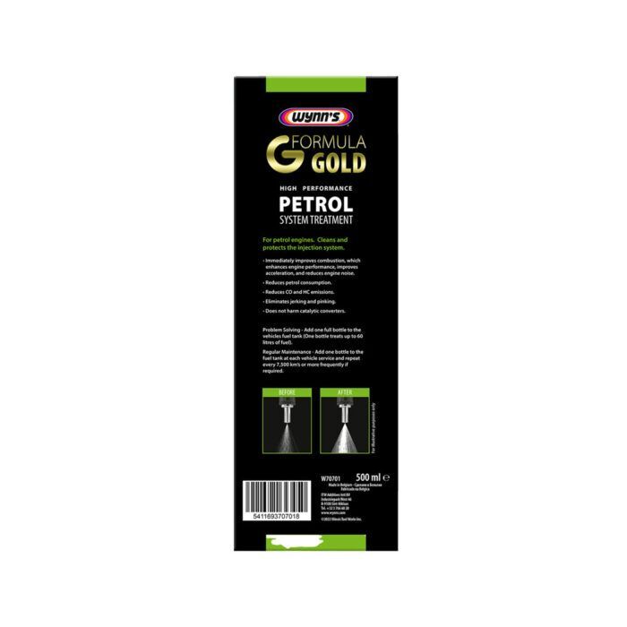 WYNNS Petrol System Treatment - aditiv za poboljšanje performansi motora 500 mL 2 WYNNS Petrol System Treatment - aditiv za poboljšanje performansi motora 500 mL