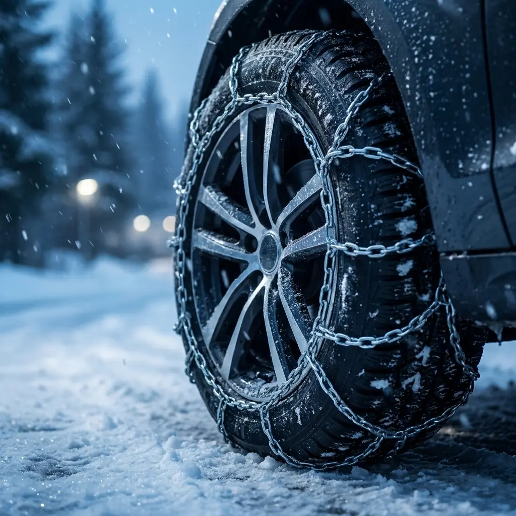 Početna 2 Lanci za sneg na točku automobila - zimska auto oprema